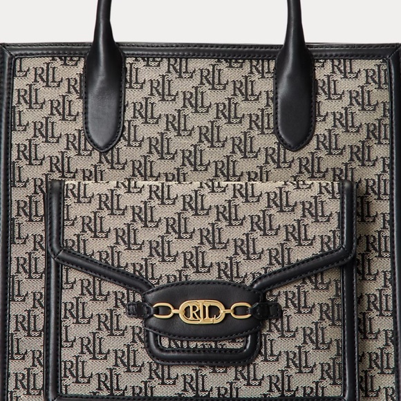 Gorgeous Jacquard Ralph Lauren Handbag - Picture 4 of 9
